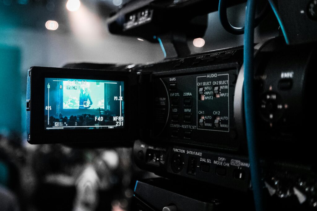 pexels-photo-66134-66134 HD video camera capturing a live event; focus on screen and controls.